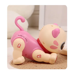 ربات اسباب بازی گربه موزیکال کنترلی صورتی Robot Cat Toy for Kids, Remote Control Kitty Toys_اسباب بازی